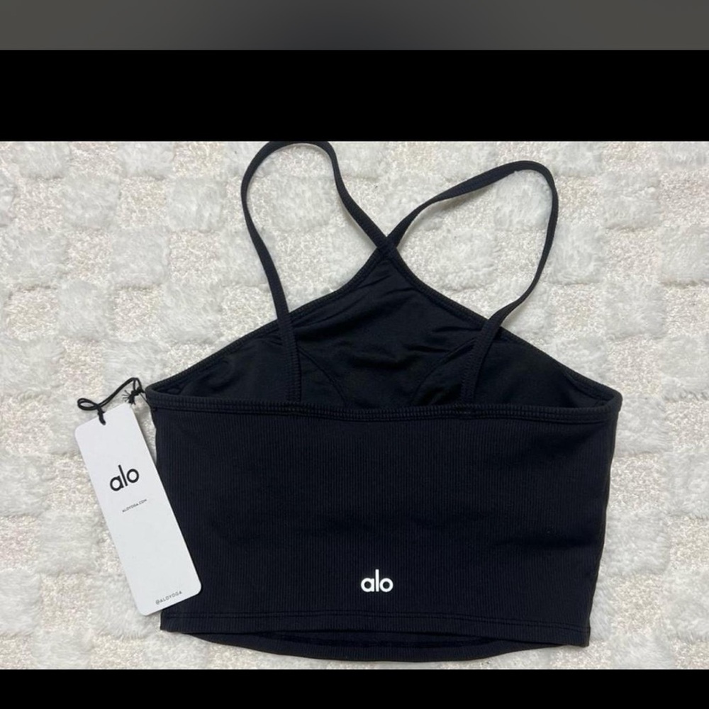 ALO Yoga Black Crop Top